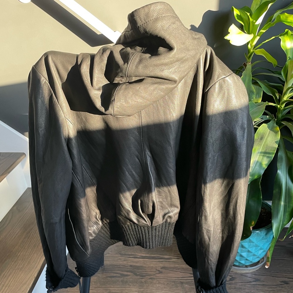 Great Condition Nsf Leather Jacket - image 2